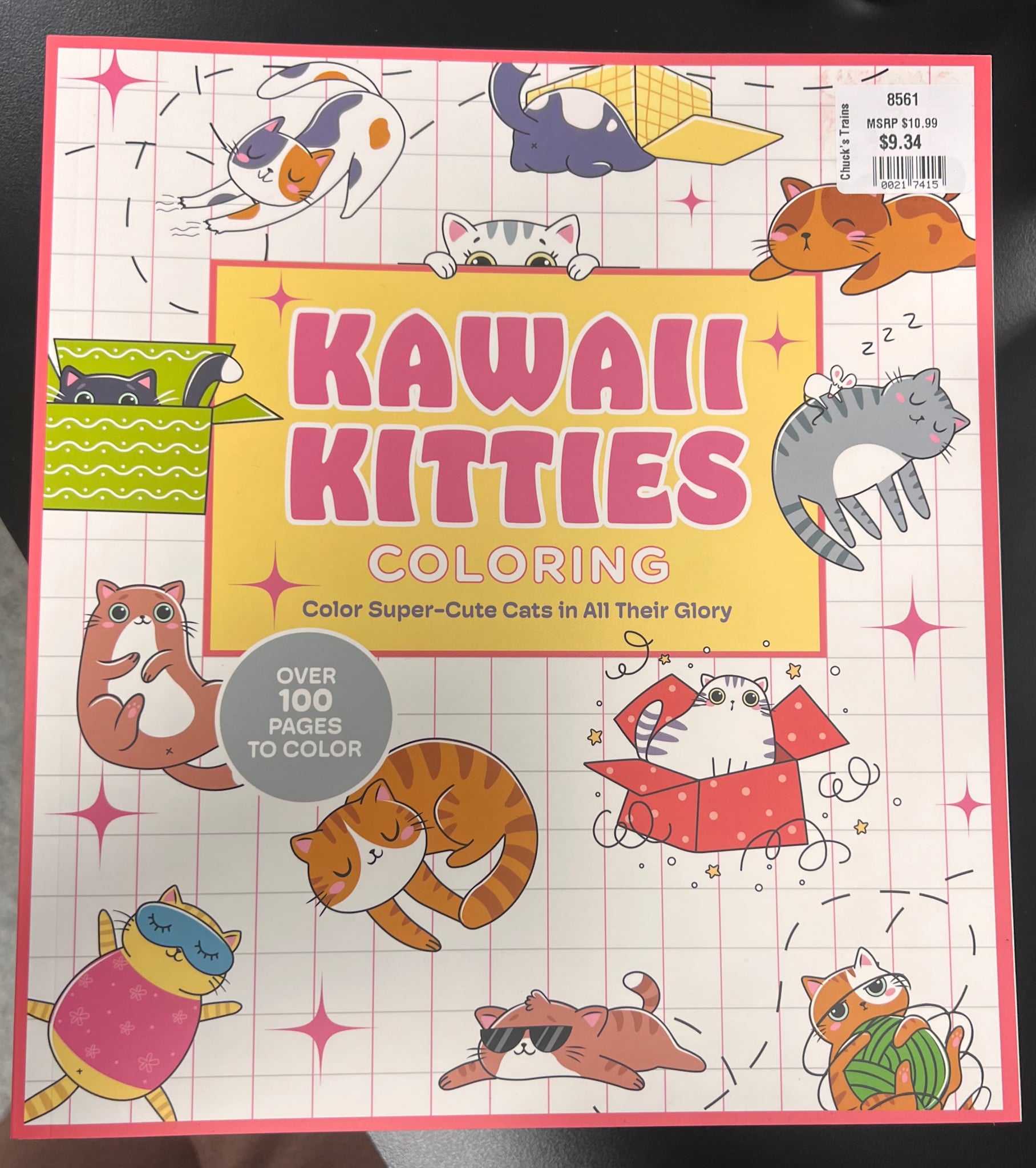 Kawaii Kitties Coloring Book