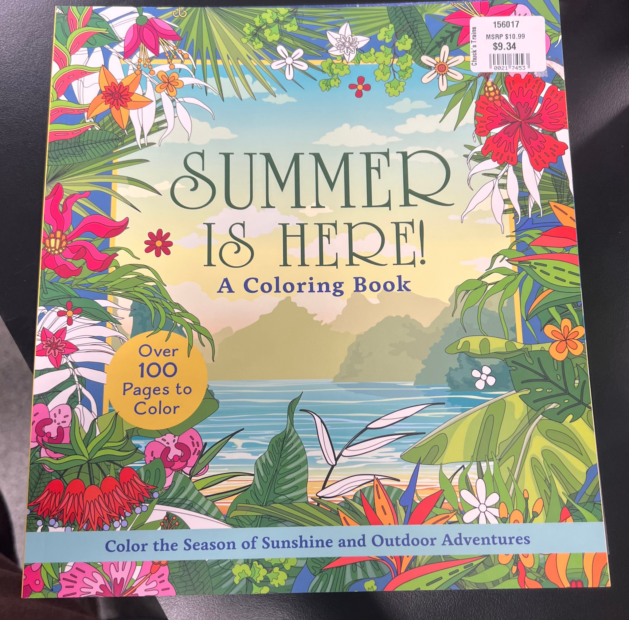 Summer Is Here Adult Coloring Book