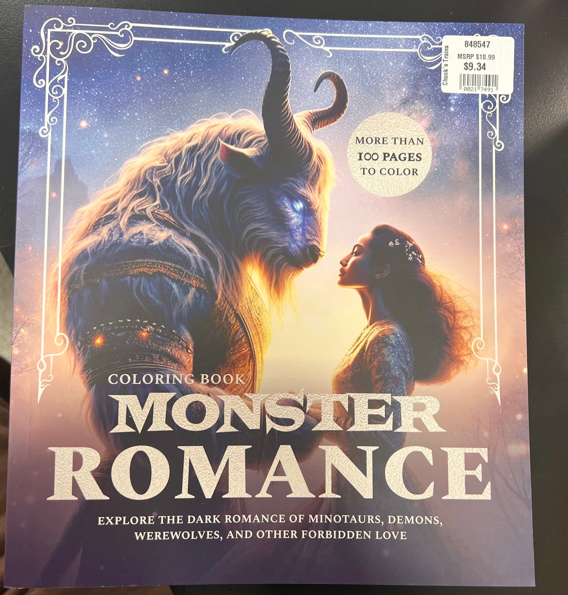 Monster Romance Adult Coloring