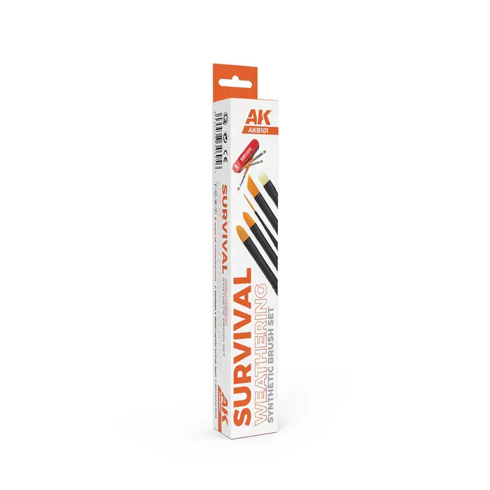 B101 Survival Weathering Brushes - 5 Piece Set
