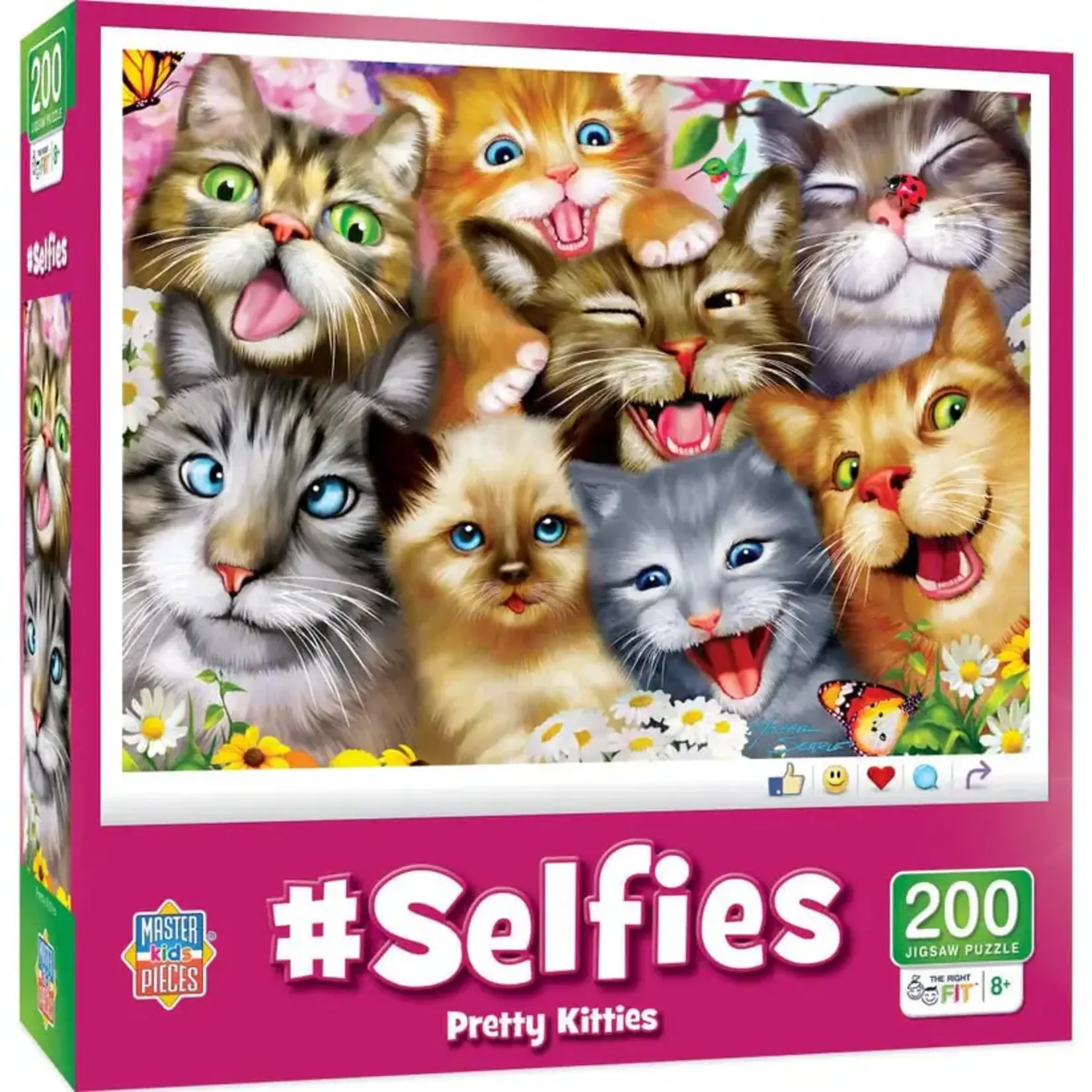 MasterPieces 12431 Selfies Pretty Kitties 200 Piece Puzzle
