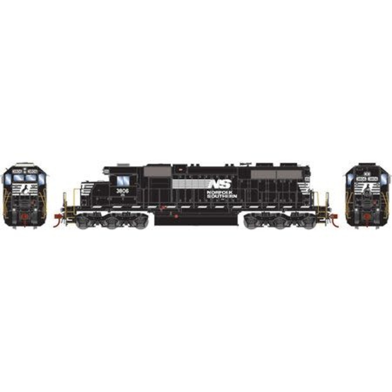 Athearn 1432 HO ATH SD38 Sound ready NS #3806