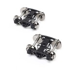 Athearn 90400 HO Truck Bettendorf 33 Metal Wheels (2)