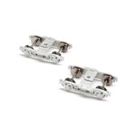 Athearn 90411 HO Truck 4 Wheel Passenger Silver 36 Metal Wheels (2)