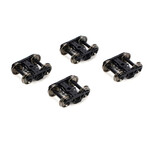 Athearn 4595 HO 100-Ton Roller Bearing Truck.110 Tread (2Pr)