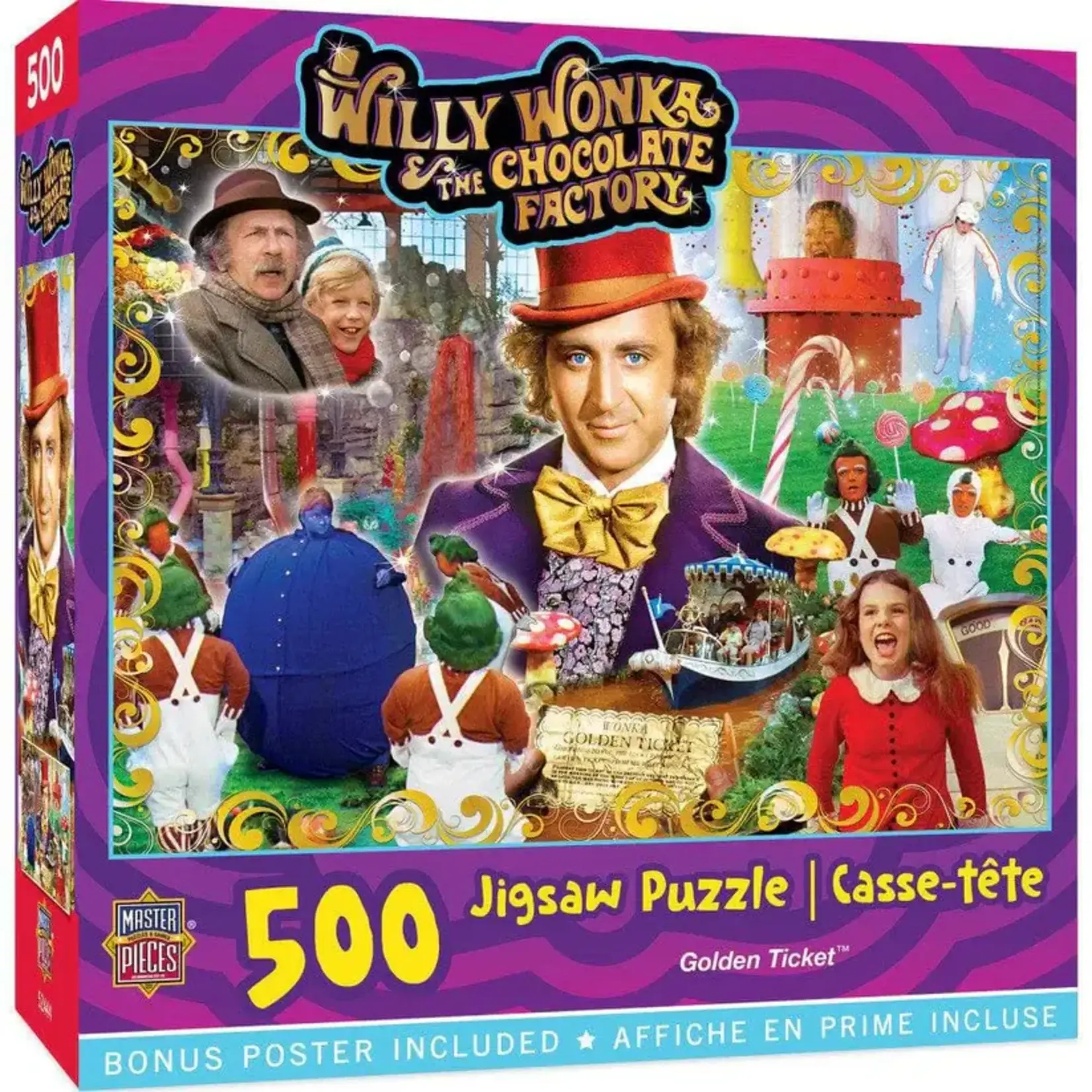 MasterPieces 32612 Willie Wonka 500pc Puzzle
