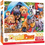 MasterPieces Playful Paws Camping Buddies 300 Piece EZ Grip Puzzle