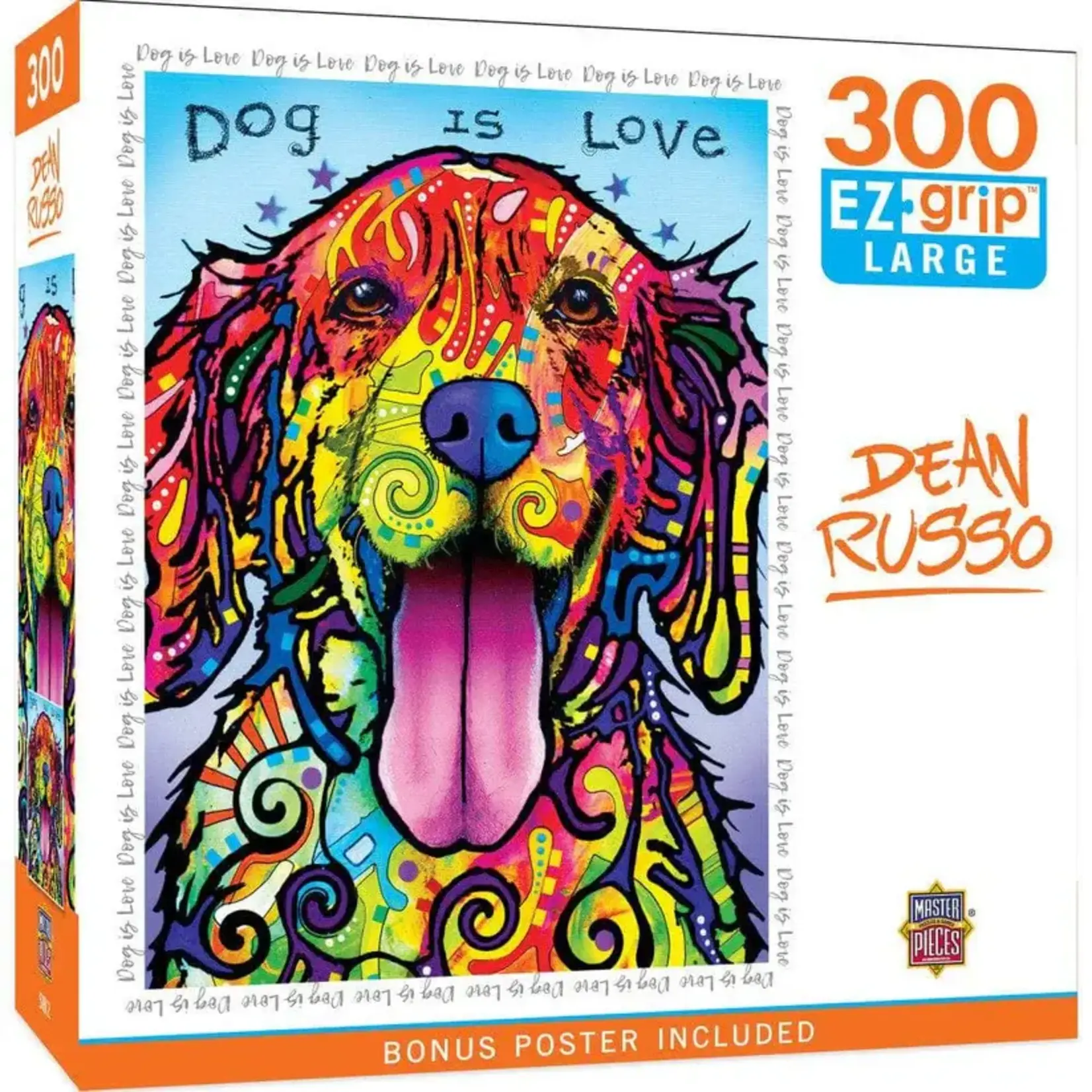 MasterPieces 31821 Dean Russo Dog is Love 300 Piece EZ Grip Puzzle