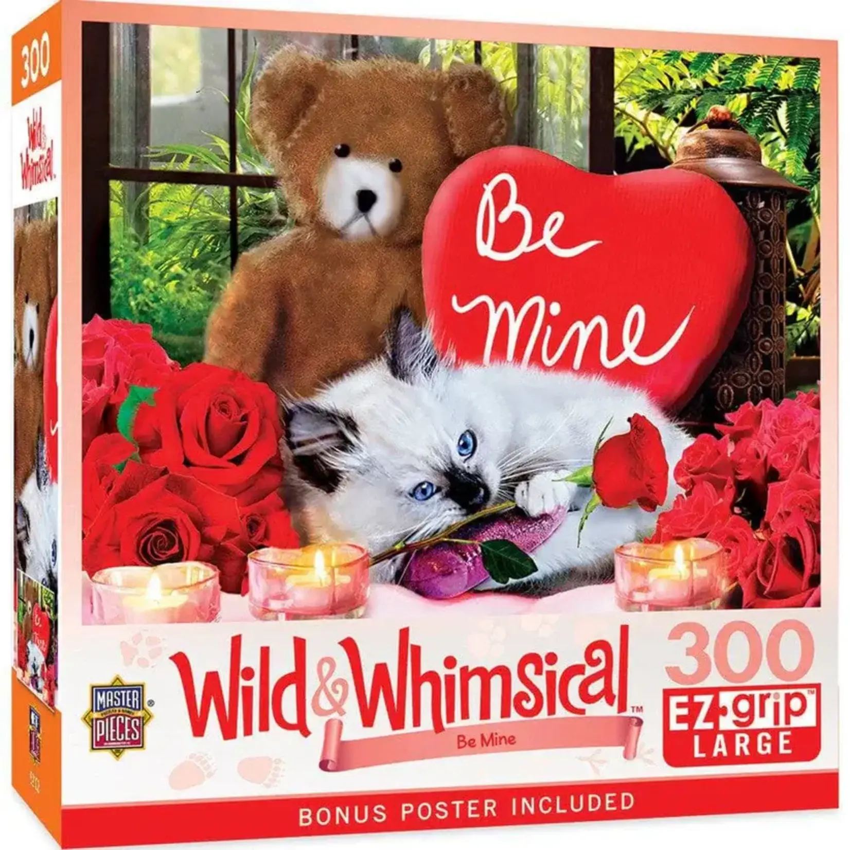 MasterPieces 32220 Wild & Whimsical Be Mine 300 Piece EZ Grip Puzzle