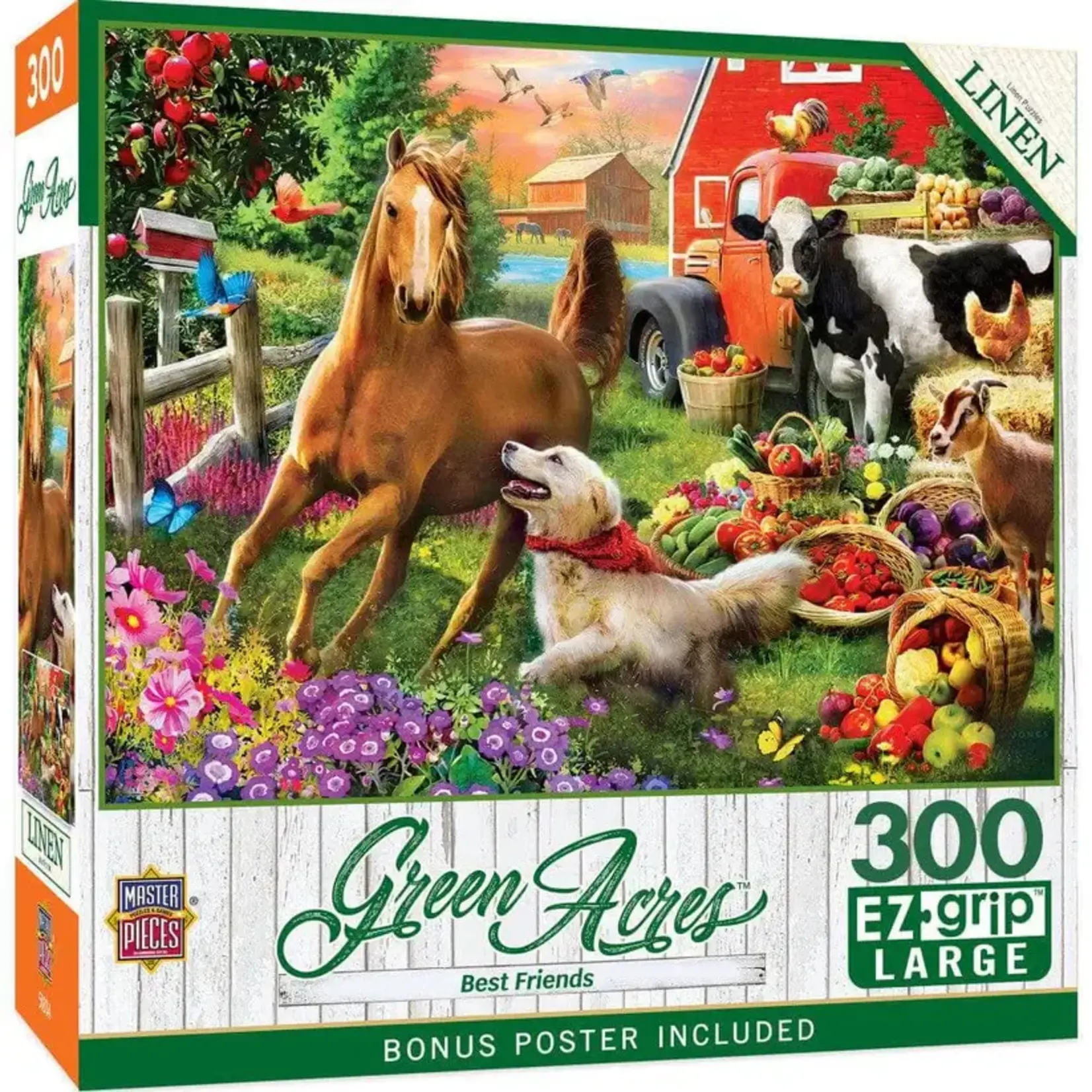 MasterPieces 32283 Green Acres Best Friends 300 Piece EZ Grip Puzzle