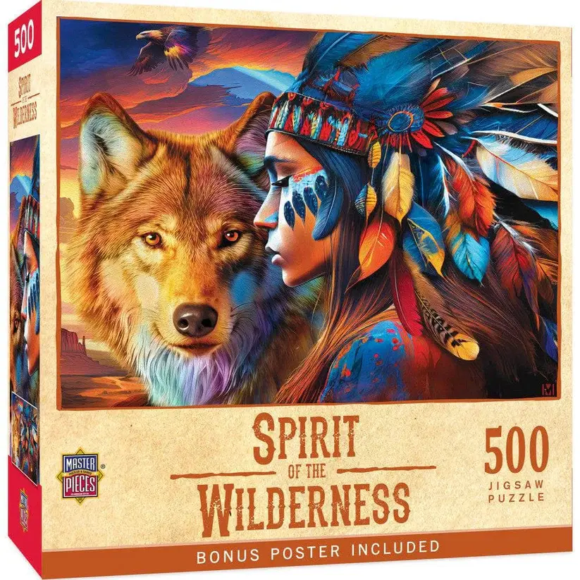 32405 Tribal Spirit Spirit of the Wilderness 500 Piece Puzzle