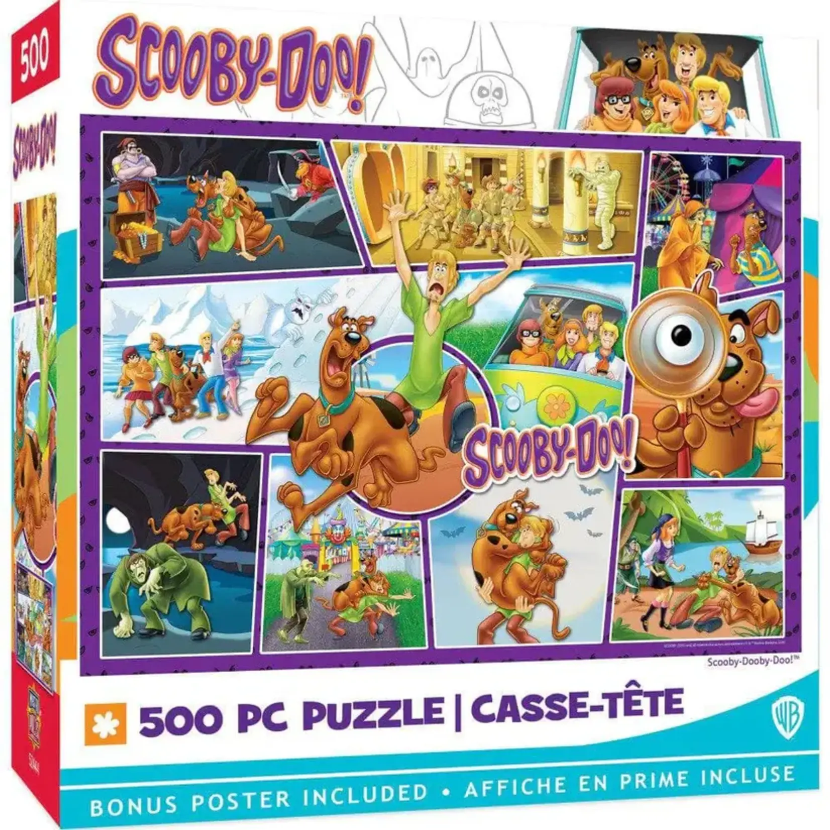 MasterPieces 32409 Nostalgic Cartoons Scooby-Doo! Collage 500 Piece Puzzle