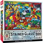 MasterPieces 32538 Stained Glass Steamboat Willie 500 Piece Puzzle