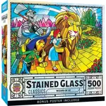MasterPieces 32539 Stained Glass Wizard of Oz 500 Piece Puzzle
