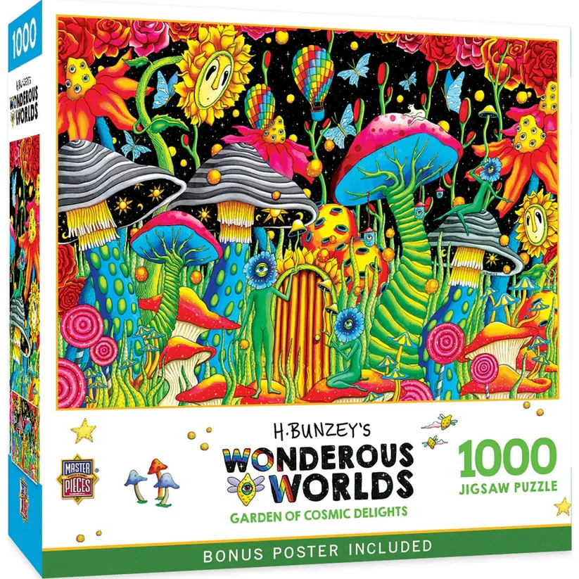 72520 Wonderous Worlds Garden of Cosmic Delight 1000 Piece Puzzle