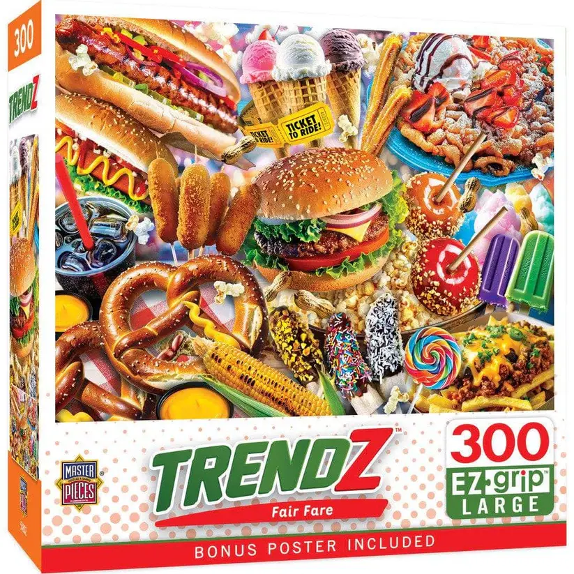 32621 Trendz Fair Fare 300 Piece EZ Grip Puzzle