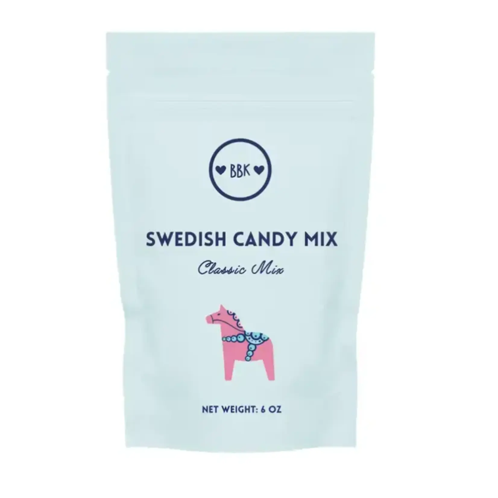 Boca Bear Kids Swedish Candy 6 Flavor Classic Mix w/ BUBS - 6oz
