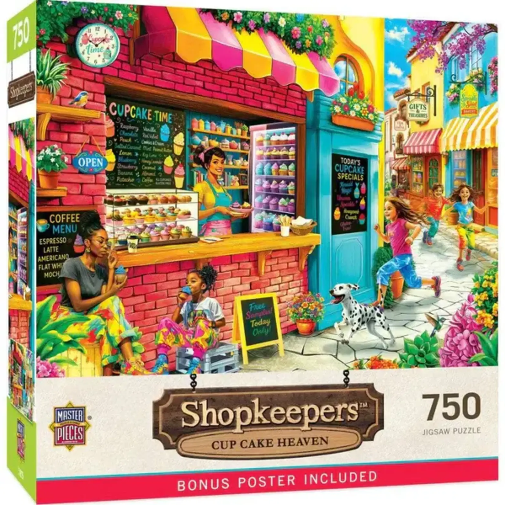 MasterPieces 32636 Shopkeepers Cupcake Heaven 750 Piece Puzzle