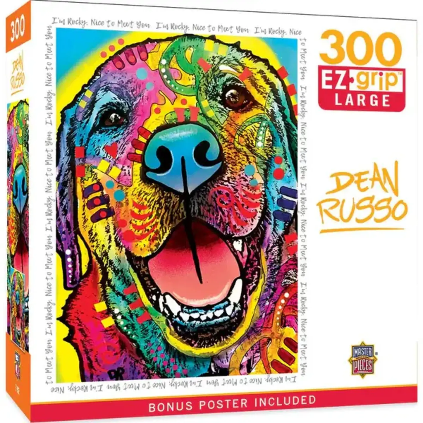 MasterPieces 32641 Dean Russo I'm Rocky, Nice to Meet You 300 Piece EZ Grip Puzzle