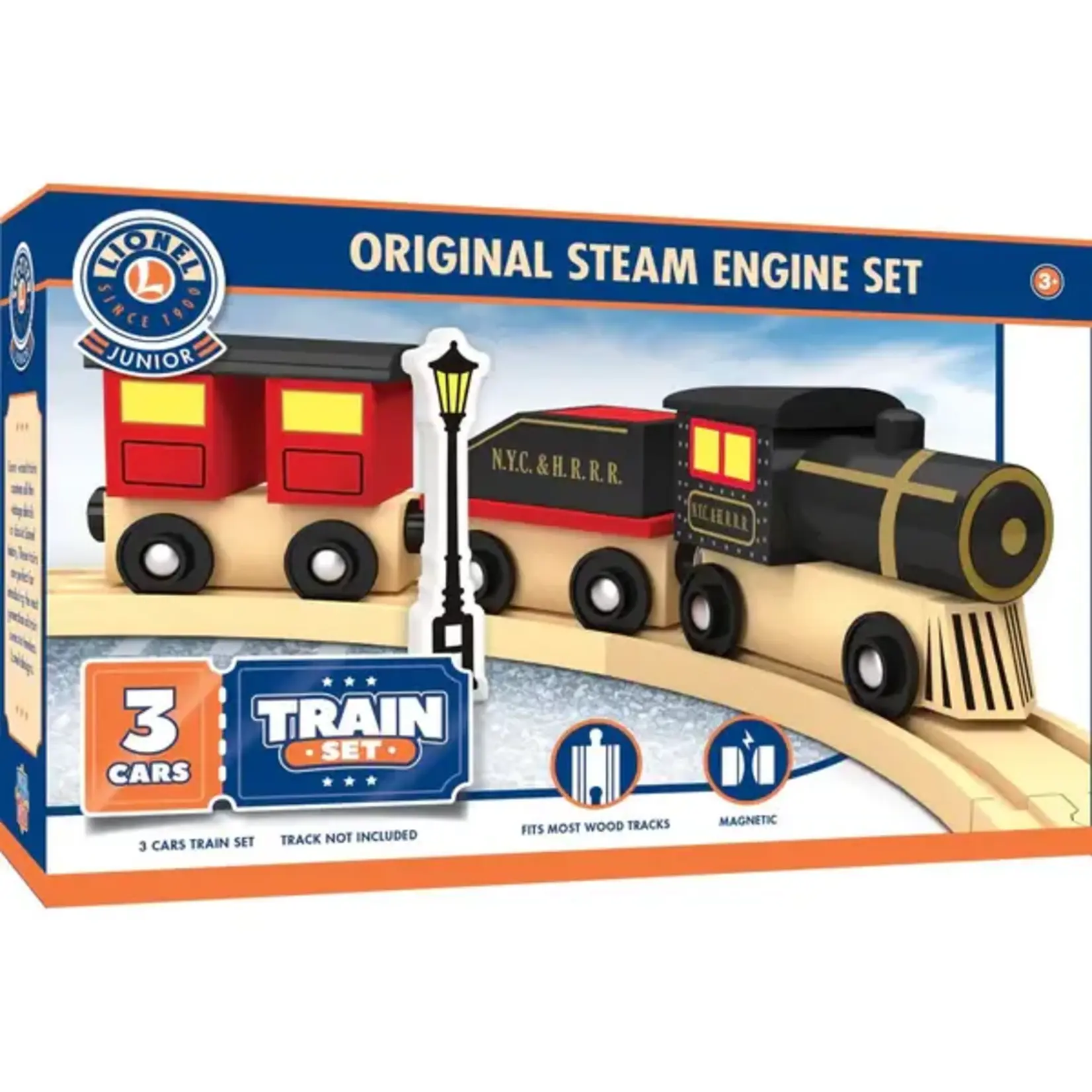 MasterPieces 42016 Lionel Original Steam Engine 3pc Toy Train Set