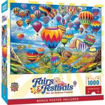 MasterPieces 72428 Fairs & Festivals Hot Air Balloon Festival 1000 Piece Puzzle