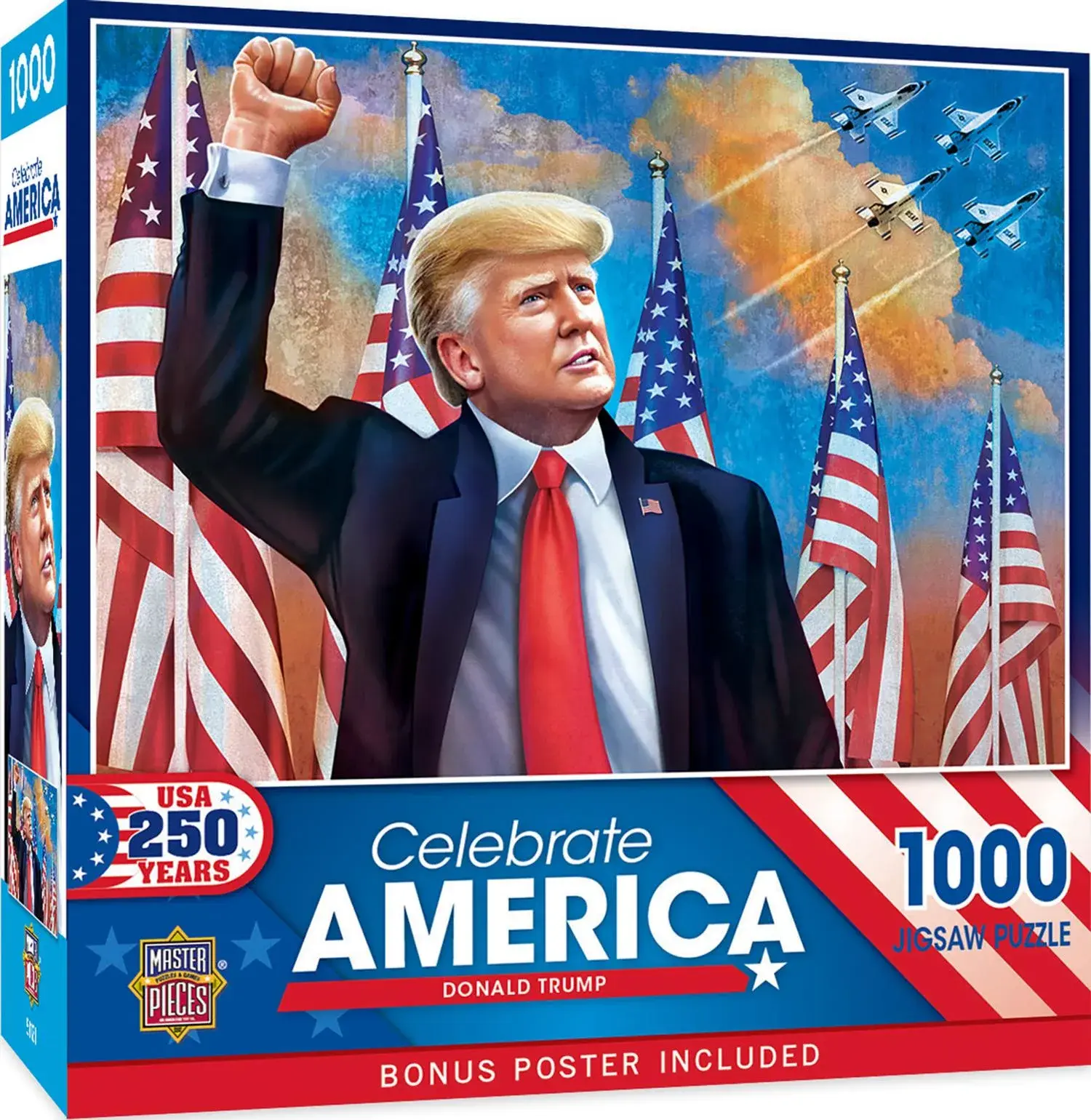 72609 Celebrate America Donald Trump 1000 Piece Puzzle