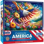 MasterPieces 72612 Celebrate America Mountains Majesty 1000 Piece Puzzle