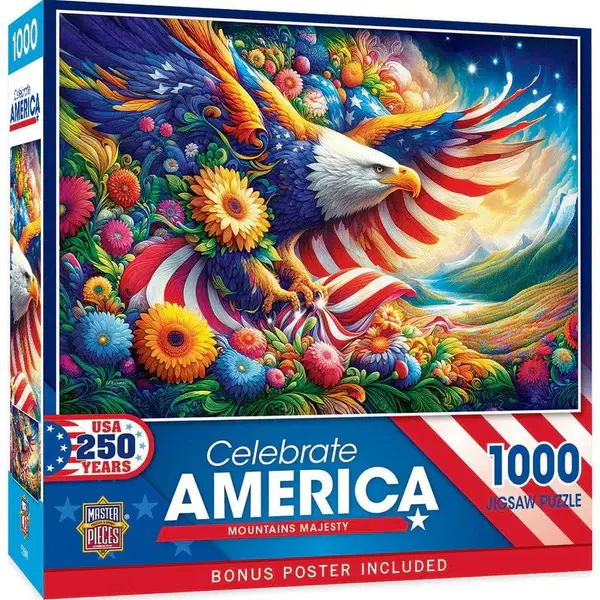 72612 Celebrate America Mountains Majesty 1000 Piece Puzzle