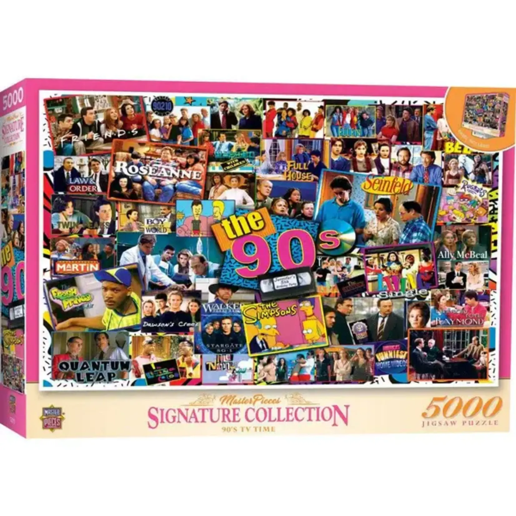 MasterPieces 72640 Signature 90's TV Time 5000 Piece Puzzle