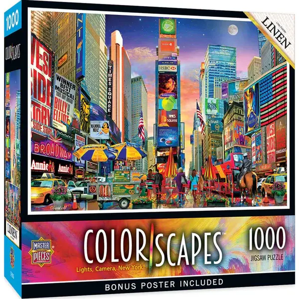 72642 Colorscapes Lights, Camera, New York! 1000 Piece Puzzle