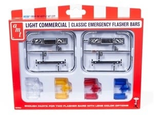 PP032 1/25 Classic Emergency Flasher Bars - 2 Pack w/Colored Lens
