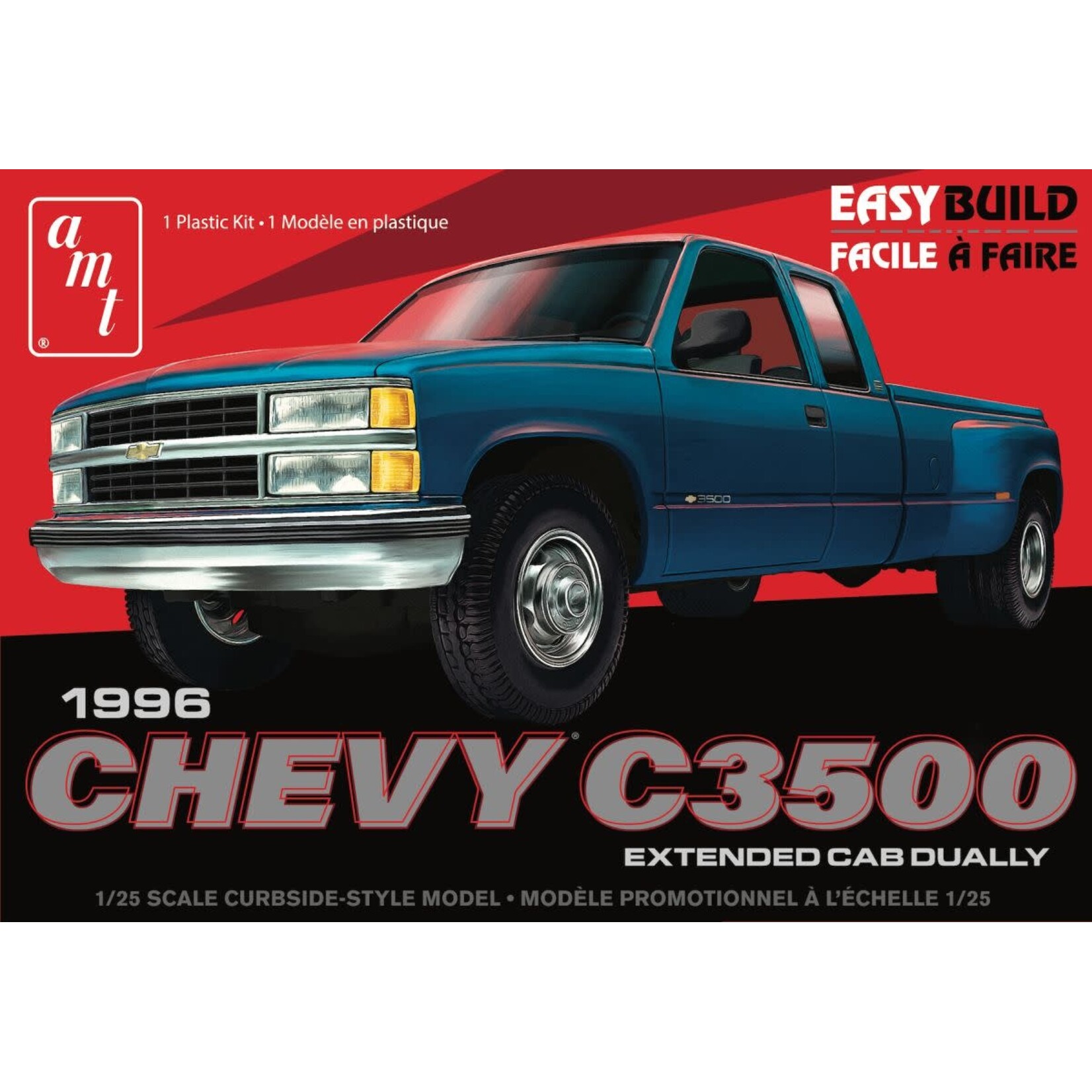 AMT 1409 1996 Chev C-3500 Dually Truck Easy Build