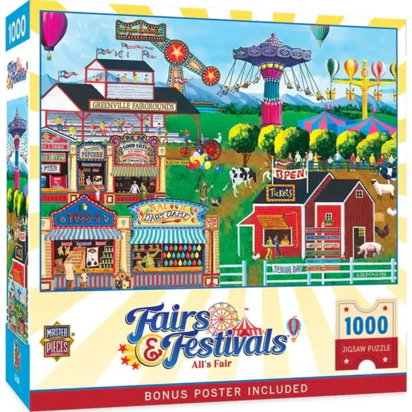 MasterPieces 72663 Fairs & Festivals All's Fair 1000 Piece Puzzle