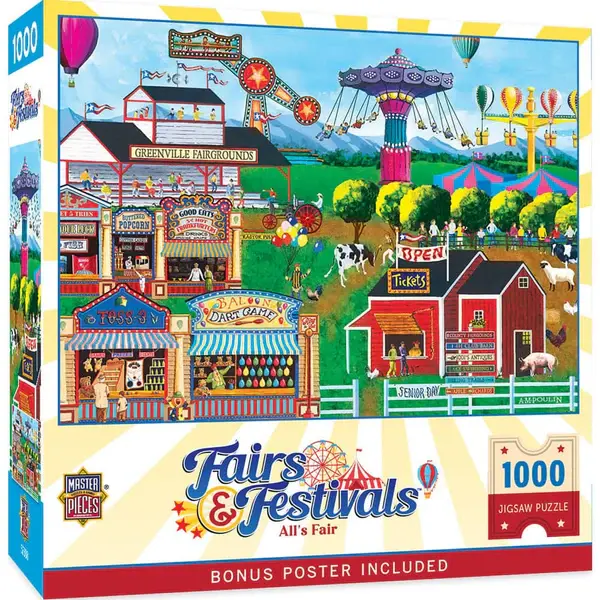 72663 Fairs & Festivals All's Fair 1000 Piece Puzzle