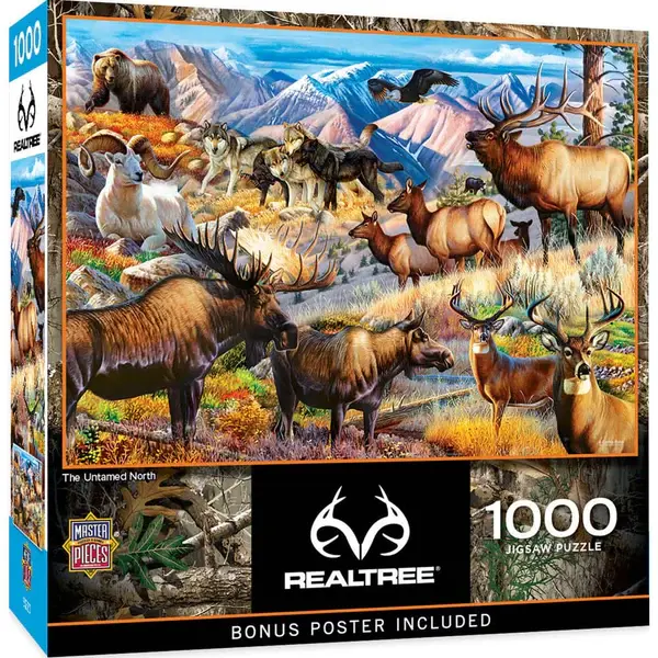 72662 Realtree The Untamed North 1000 Piece Puzzle