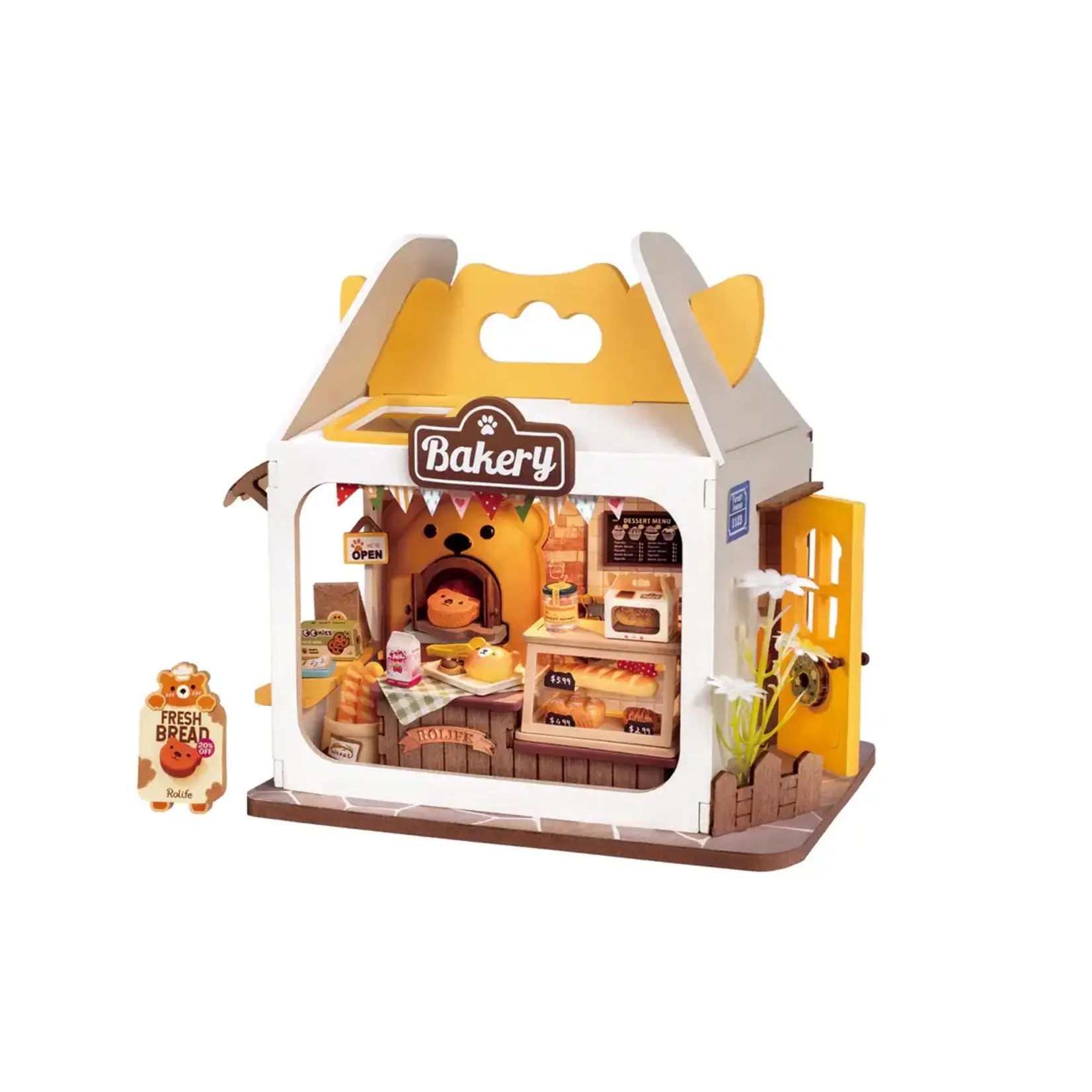 Hands Craft DS033 Teddy's Breadbox DIY Miniature House Kit
