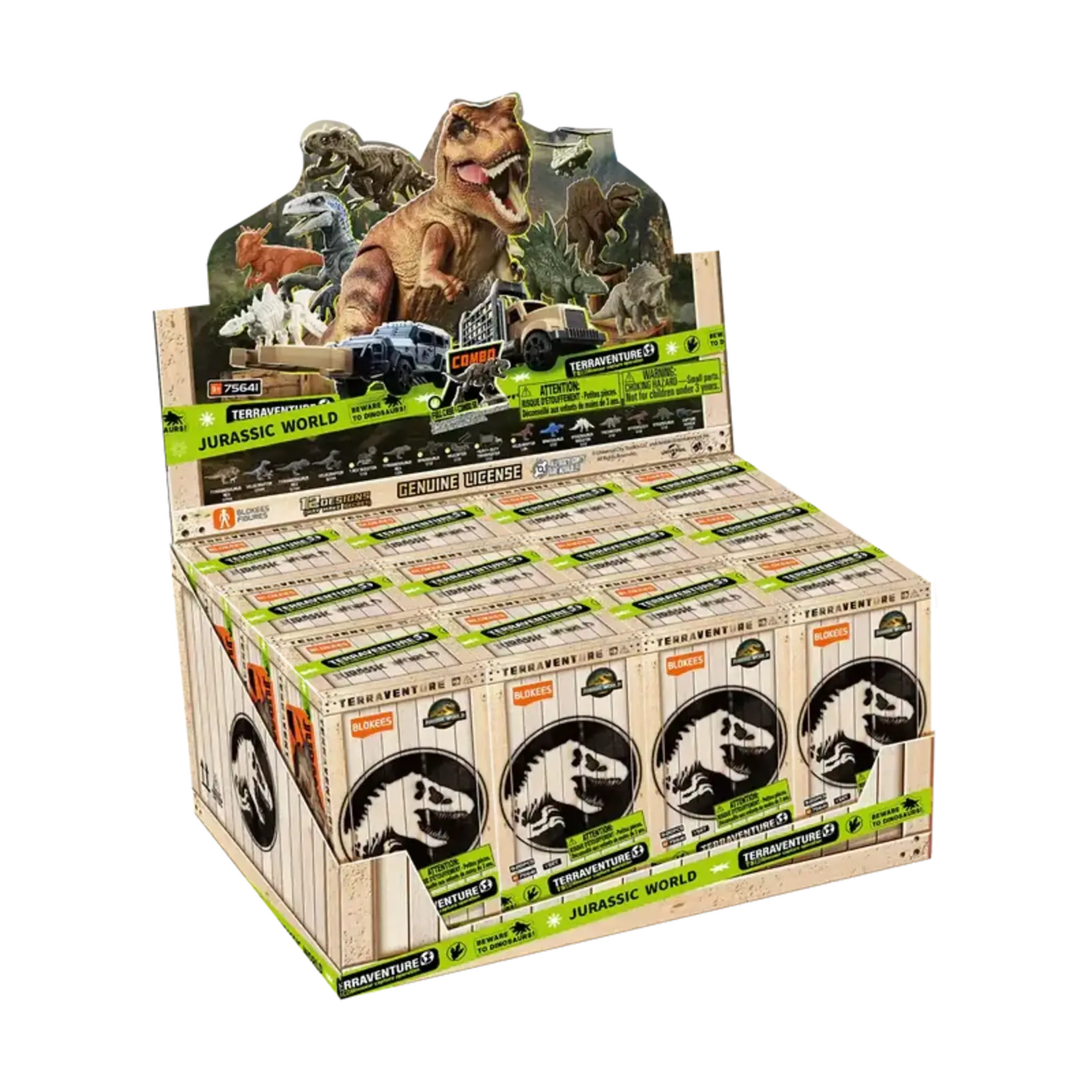 Blokees 756411 Jurasic World Terraventure TS01 - Box of 12
