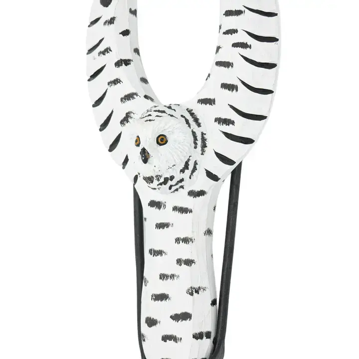 Snow Owl Wooden Animal Slingshot