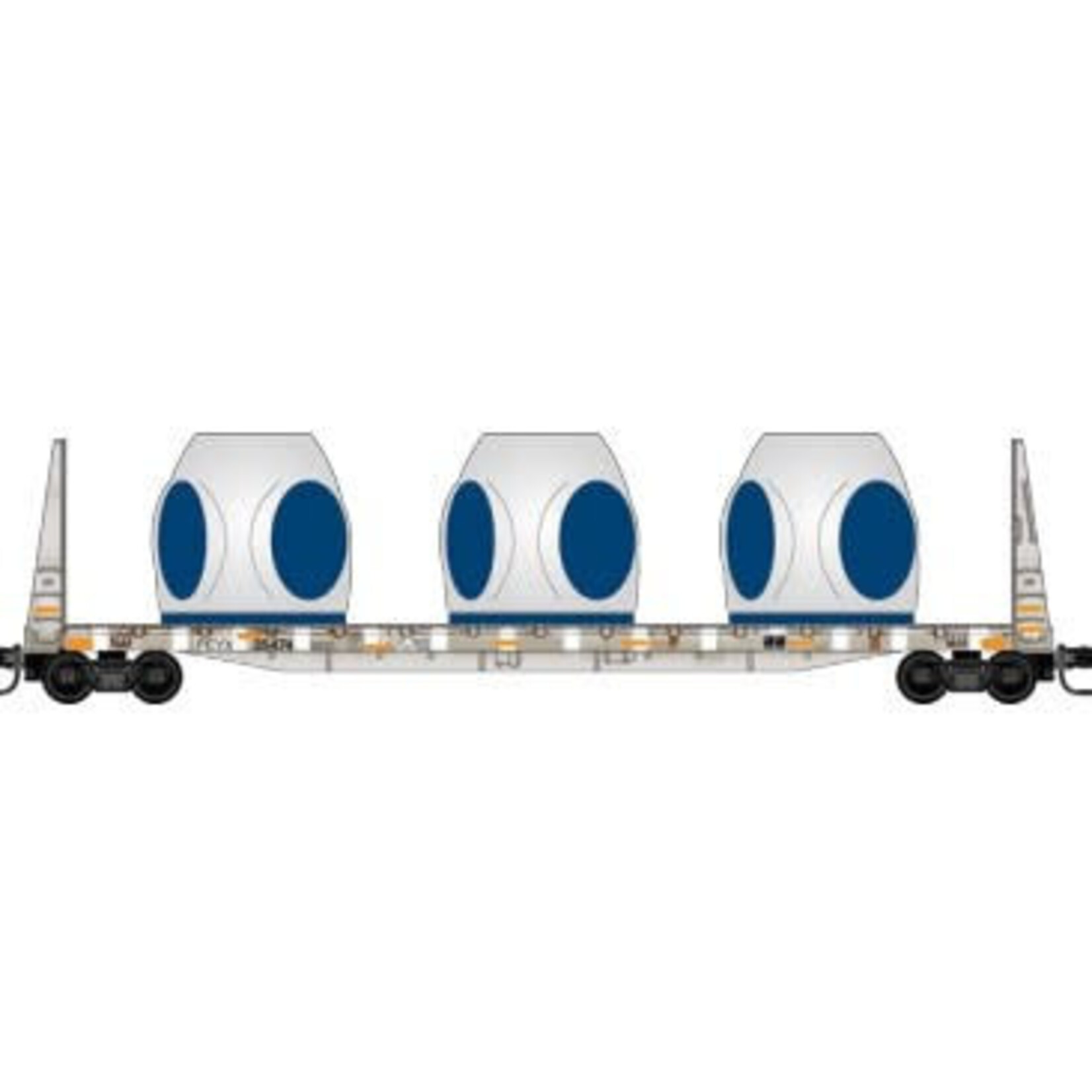 Micro Trains Line 05444470 N BNSF Wind Turbine Car #1