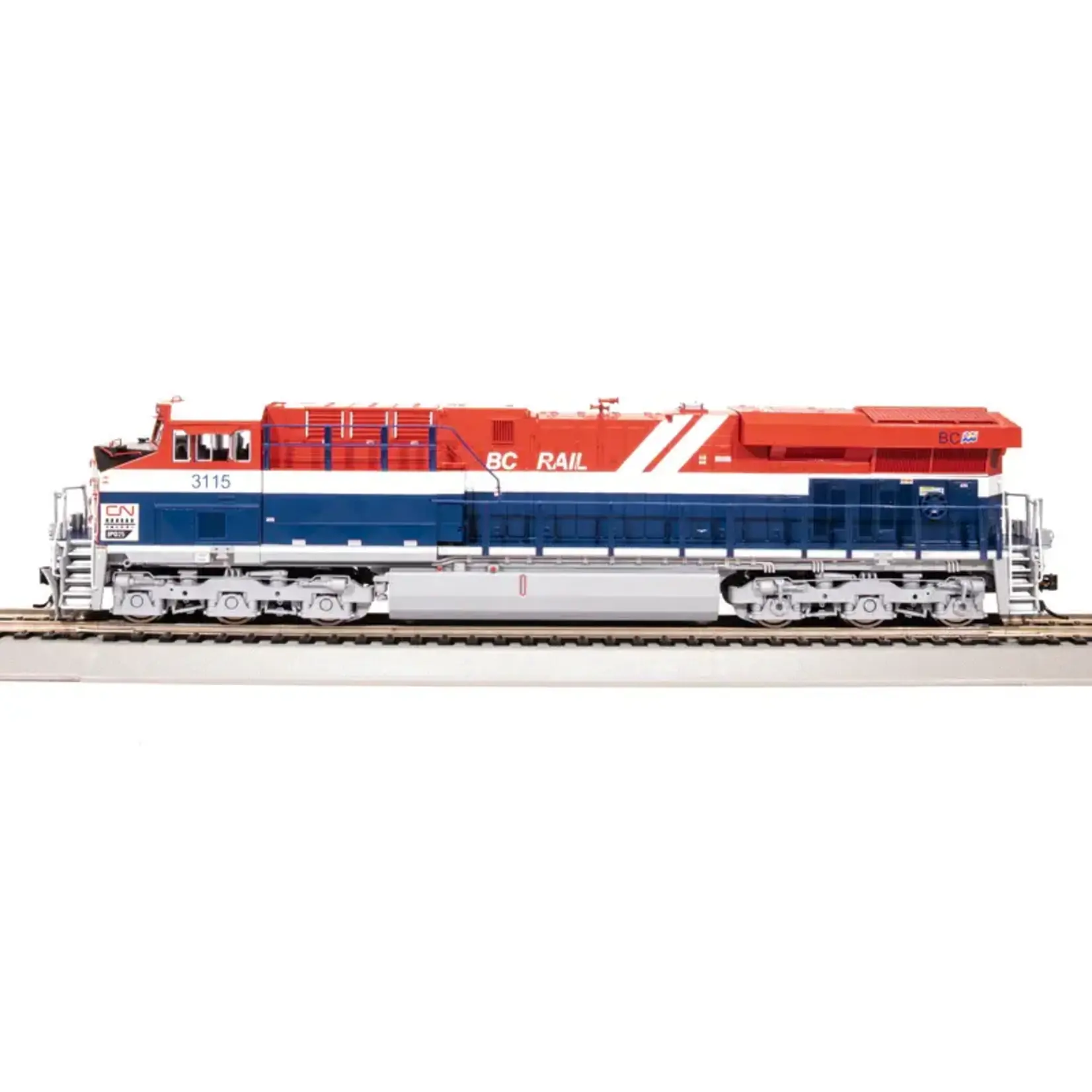 Broadway Limited 8555 HO GE ES44AC CN 3115 BC Rail Heritage
