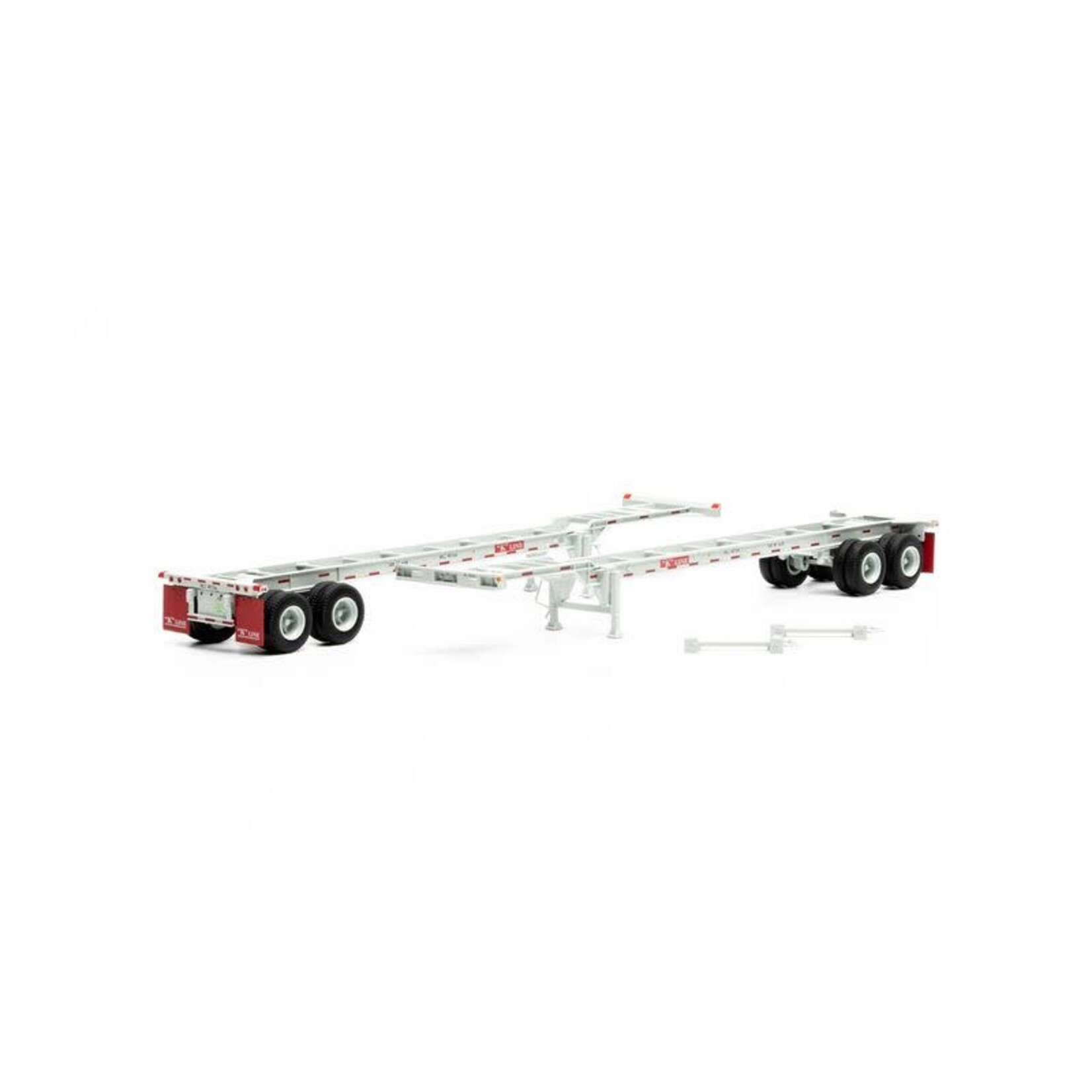 Athearn 14299 HO 40' Container Chassis KKLZ #1 - 2 Pack