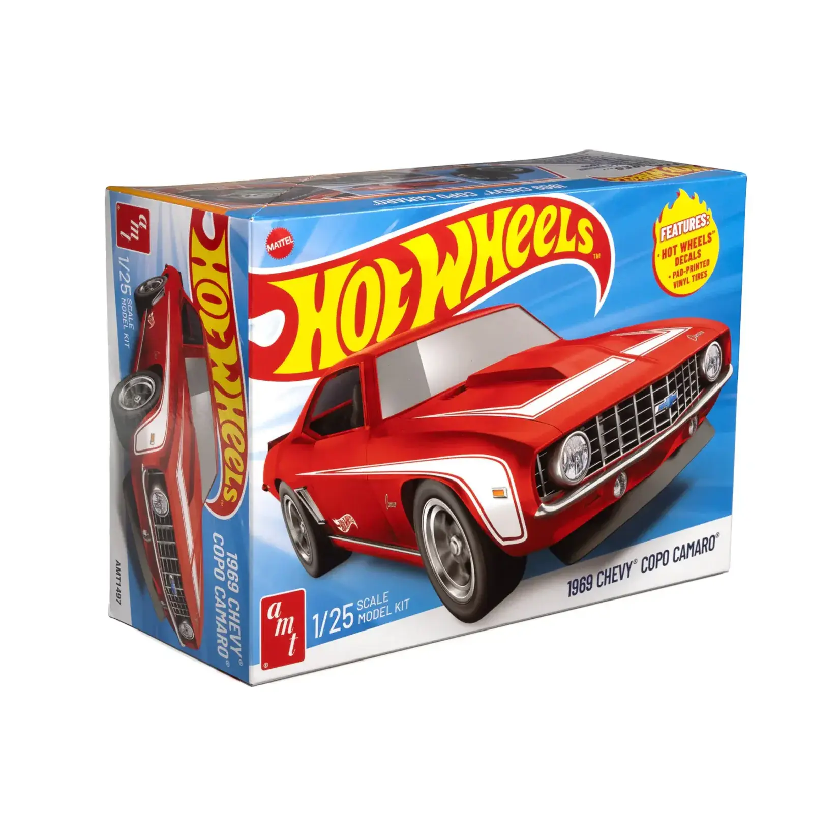 AMT 1497 1969 Chev Camaro COPO Hot Wheels Skill 2