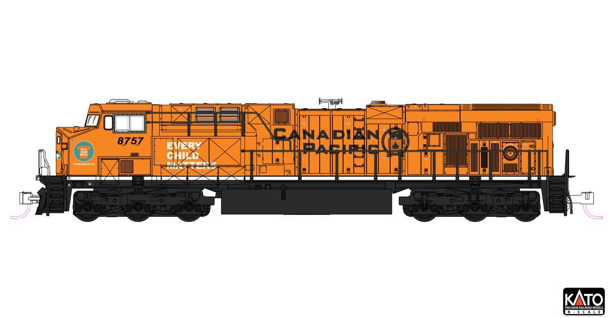 1768960S N ES44AC Diesel CP #8757/Every Child Matters/DCC Sound