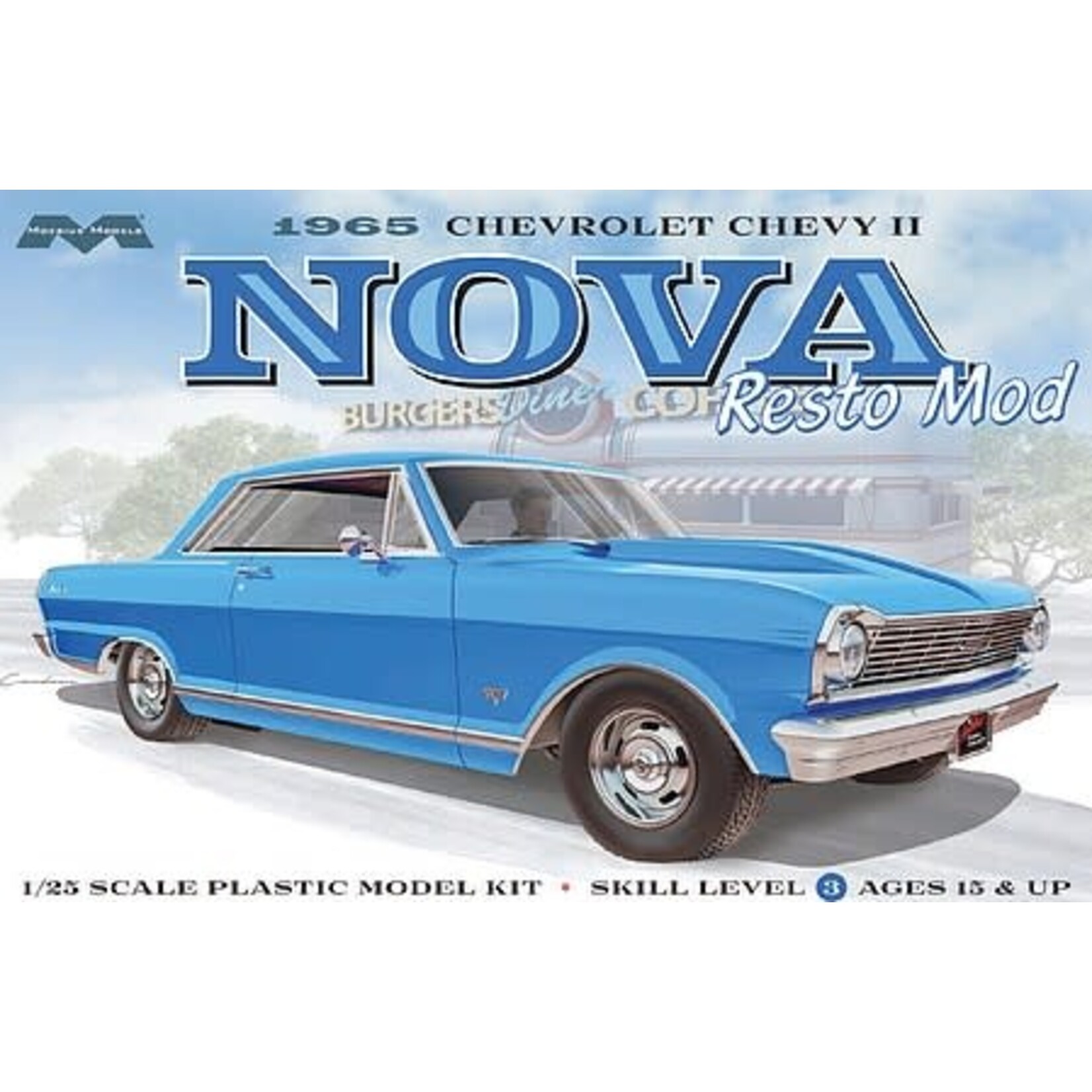 Moebius 2323 1965 Chev Nova Resto Mod