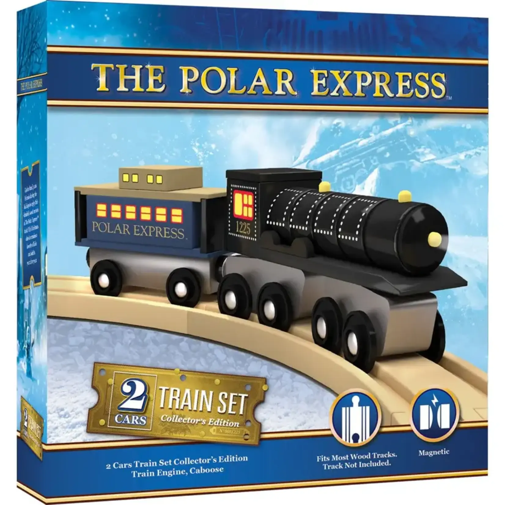 MasterPieces 42479 The Polar Express 2 Piece Wooden Train