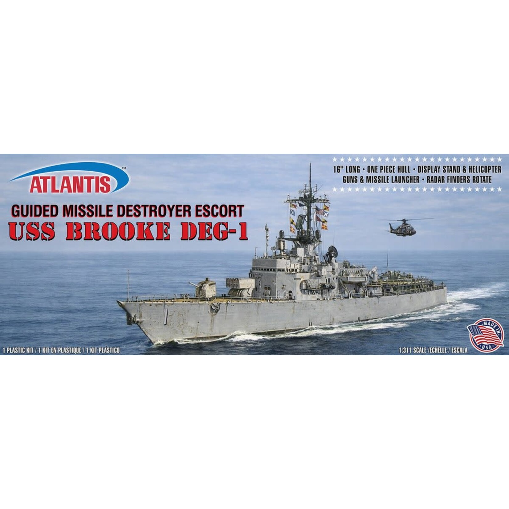 Atlantis 8295 1:311 USS Brooke DEG-1