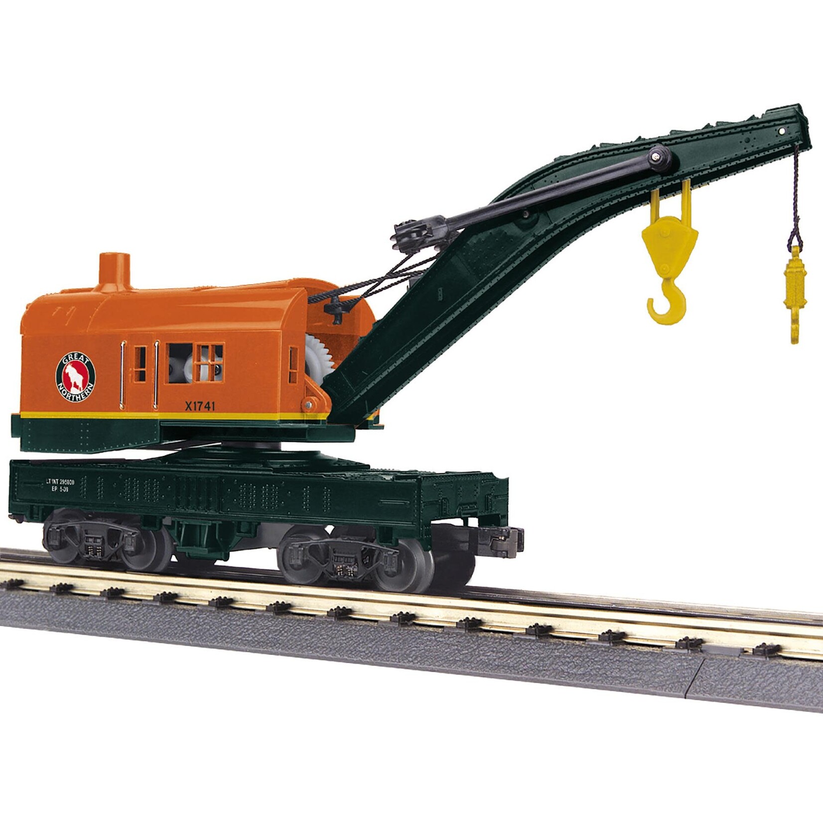 MTH 3079709 O GN Crane Car