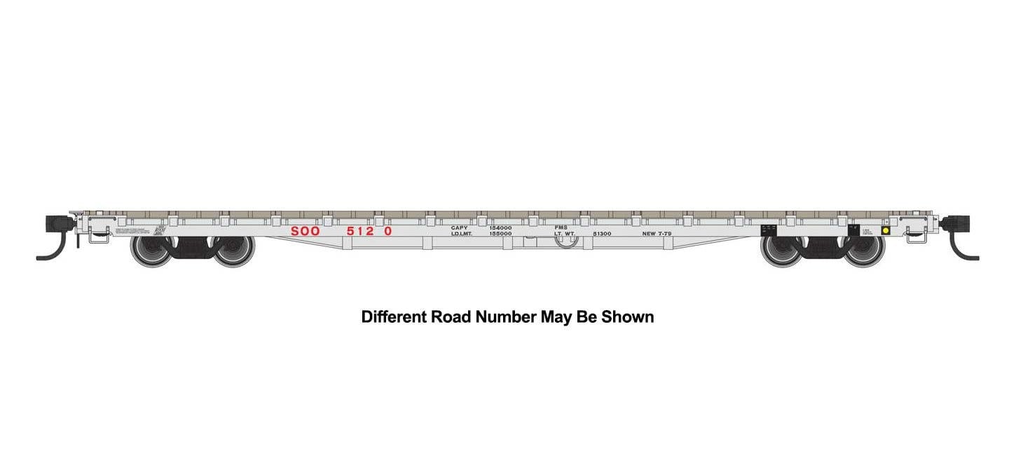 9105410 HO 60' PS Flat SOO 5130