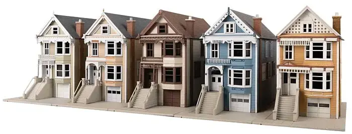 931950 HO Kavanaugh Victorian House Kit