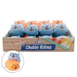 Toysmith 6329 Chubby Kitties 3 inch Squishy Toy